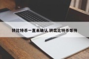 转比特币一直未确认 转出比特币等待