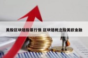 美股区块链股票行情 区块链概念股美欧金融