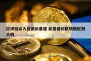 区块链纳入我国新基建 新基建和区块链区别大吗